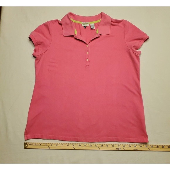Izod Tops - IZOD Womens Golf Polo Bright Pink Size XL Capped Logo Sleeve FX Cool Stretch